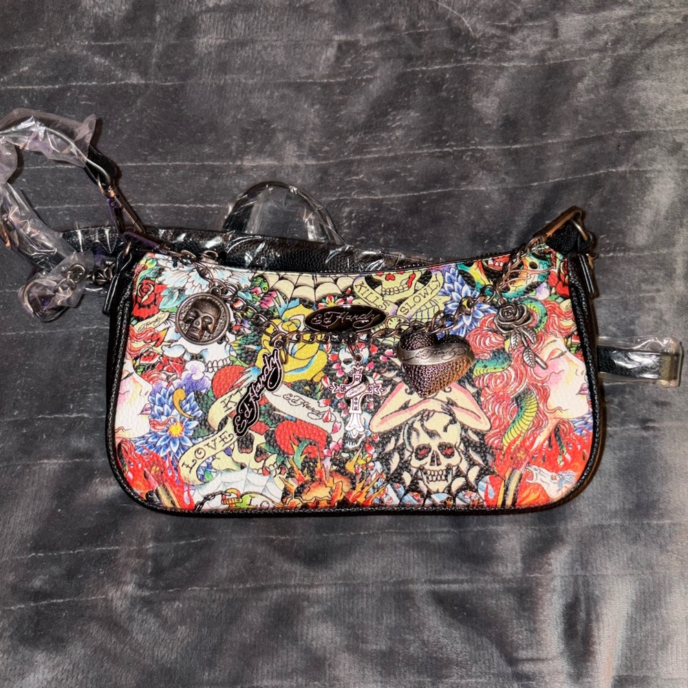 Ed Hardy Colorful Women's Mini Bag with traditional style design